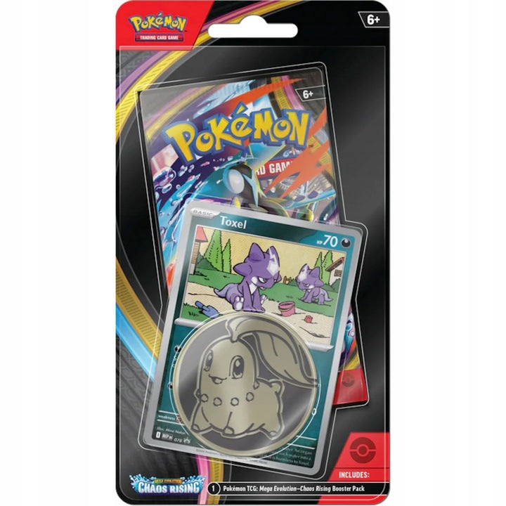 Pokemon TCG: ME04 Chaos Rising - Toxel Checklane Blister