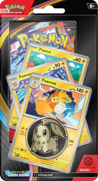 Pokemon Chaos Rising: Pawmot Premium Checklane Blister