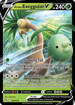 Alolan Exeggutor V - Pokémon GO #005 [EN]