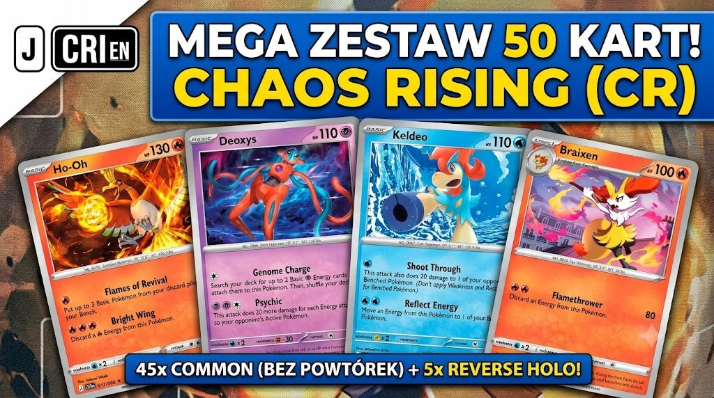 Zestaw 50 kart Pokemon - Oryginalne Karty