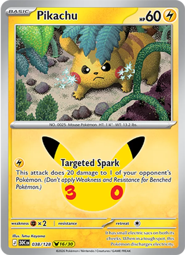 Pikachu - 30th Celebration #038 [EN]
