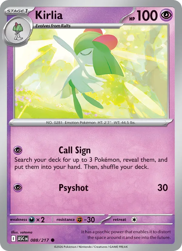 Kirlia - Ascended Heroes #088 [EN]