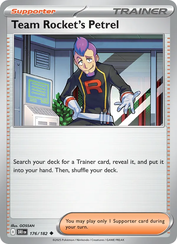 Team Rocket's Petrel - Destined Rivals #176 [EN] Reverse Holo