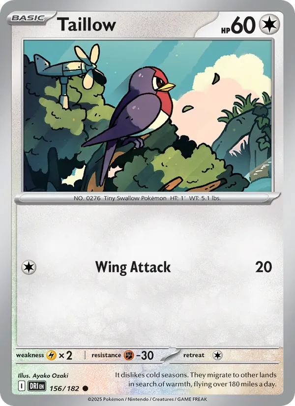 Taillow - Destined Rivals #156 [EN]
