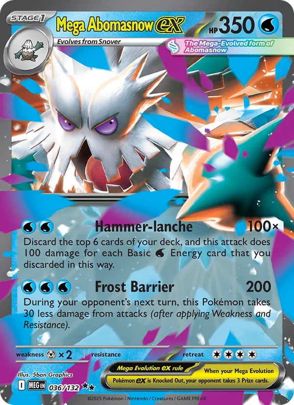 Mega Abomasnow ex - Mega Evolution #036 [EN]