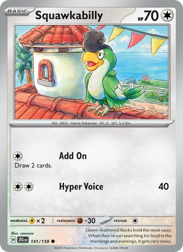 Squawkabilly - Journey Together #141 [EN] Reverse Holo