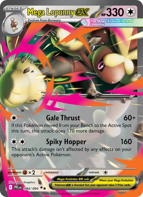 Mega Lopunny ex - Phantasmal Flames #084 [EN]