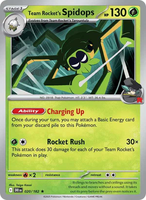 Team Rocket's Spidops - Destined Rivals #020 [EN]