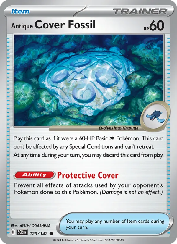 Antique Cover Fossil - Stellar Crown #129 [EN]