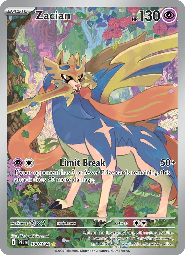 Zacian - Phantasmal Flames #100 [EN]