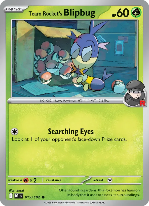 Team Rocket's Blipbug - Destined Rivals #015 [EN] Reverse Holo