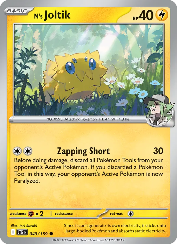 N's Joltik - Journey Together #049 [EN] Reverse Holo