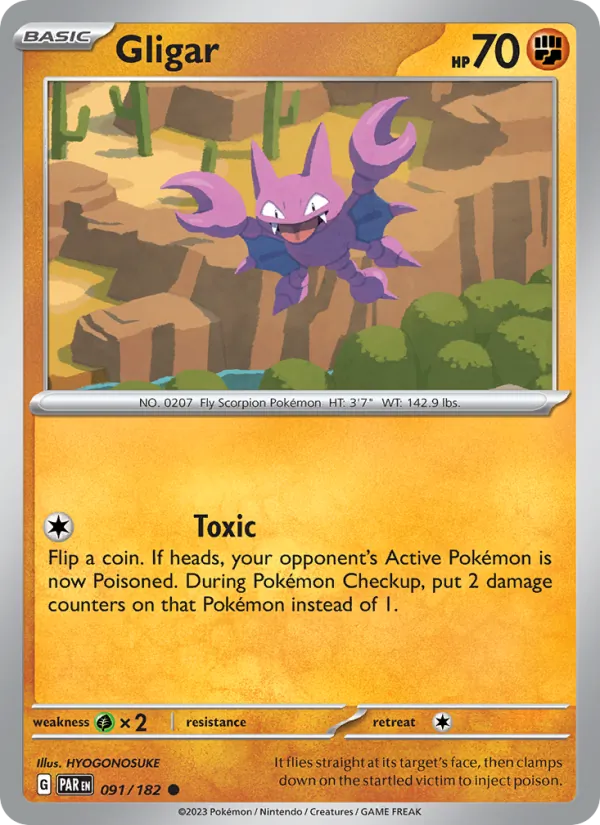 Gligar - Paradox Rift #091 [EN] Reverse Holo