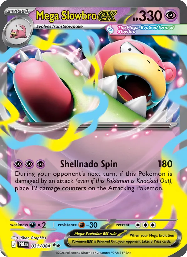 Mega Slowbro ex - Pitch Black #031 [EN]