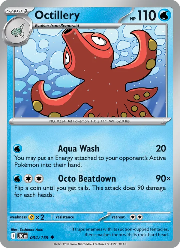 Octillery - Journey Together #034 [EN] Reverse Holo