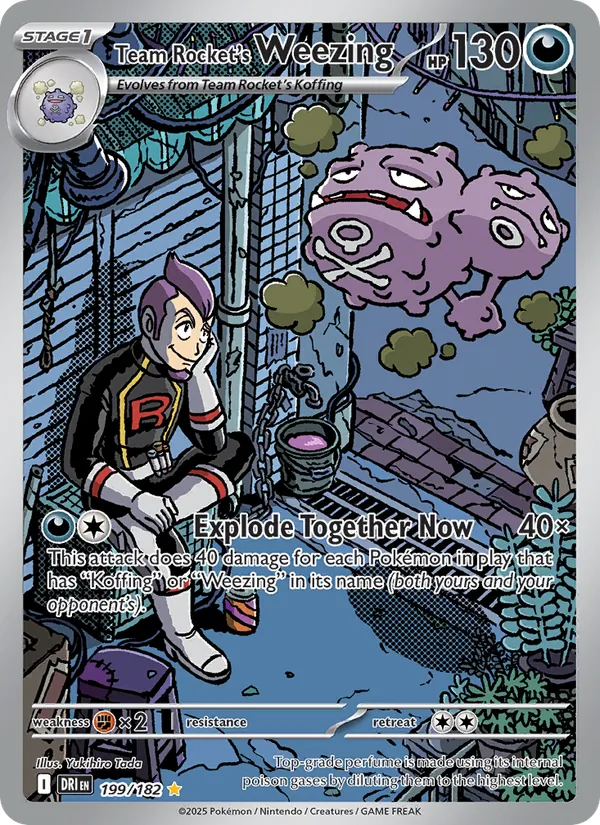 Team Rocket's Weezing - Destined Rivals #199 [EN]