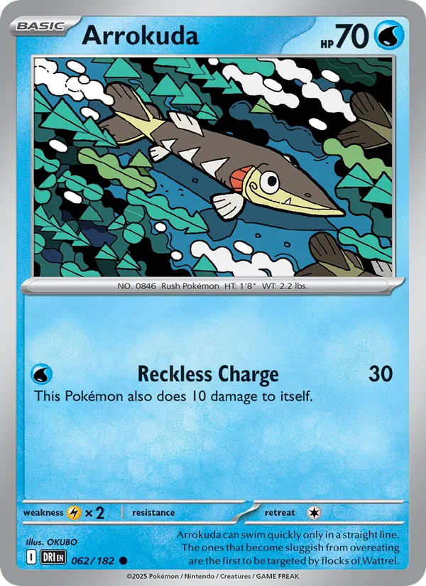 Arrokuda - Destined Rivals #062 [EN] Reverse Holo