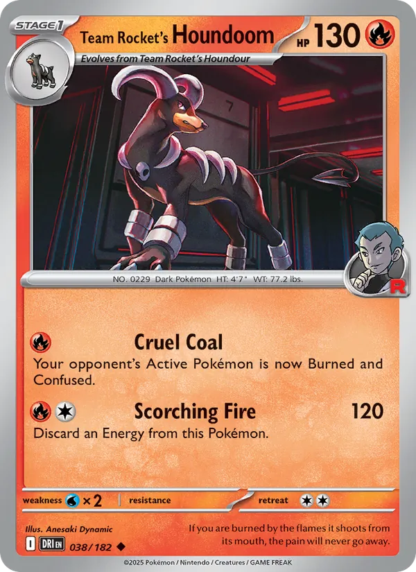 Team Rocket's Houndoom - Destined Rivals #038 [EN]