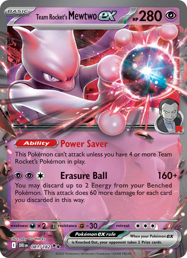 Team Rocket's Mewtwo ex - Destined Rivals #081 [EN]