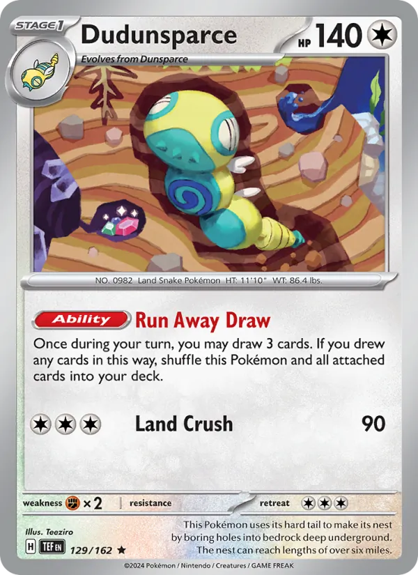 Dudunsparce - Temporal Forces #129 [EN]