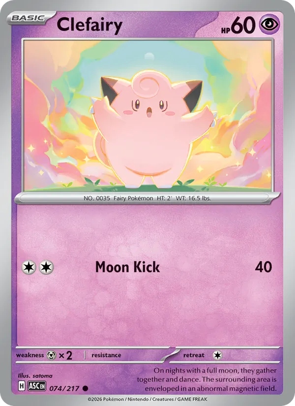 Clefairy - Ascended Heroes: Additionals #074 [EN]