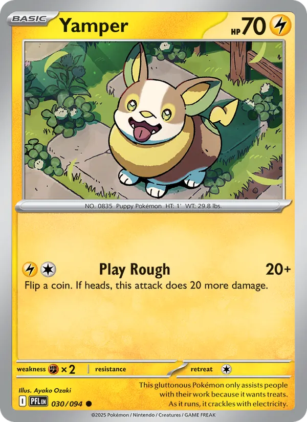 Yamper - Phantasmal Flames #030 [EN] Reverse Holo