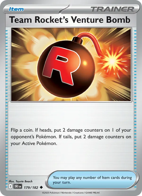 Team Rocket's Venture Bomb - Destined Rivals #179 [EN]