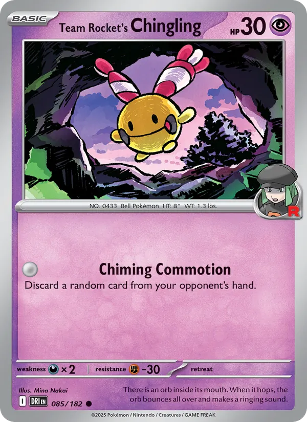 Team Rocket's Chingling - Destined Rivals #085 [EN] Reverse Holo