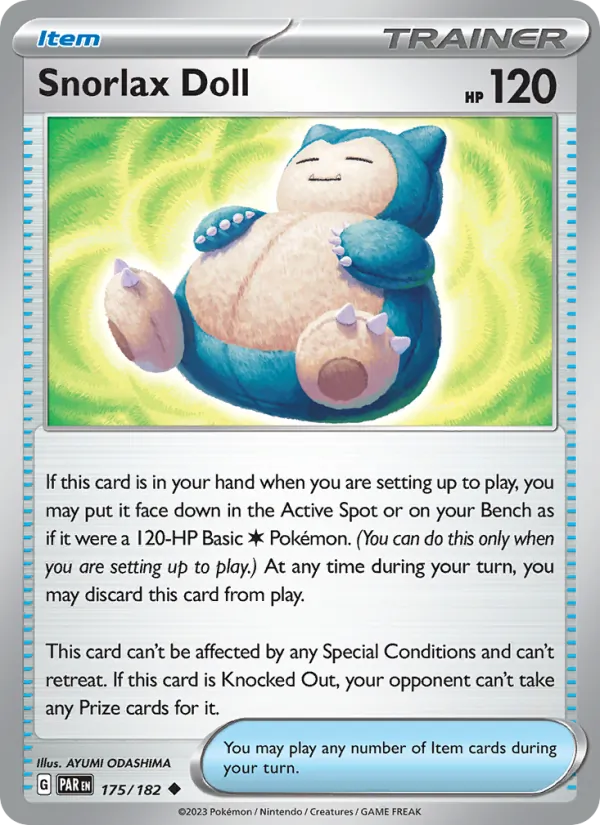 Snorlax Doll - Paradox Rift #175 [EN]