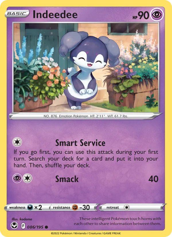 Indeedee - Silver Tempest #086 [EN]