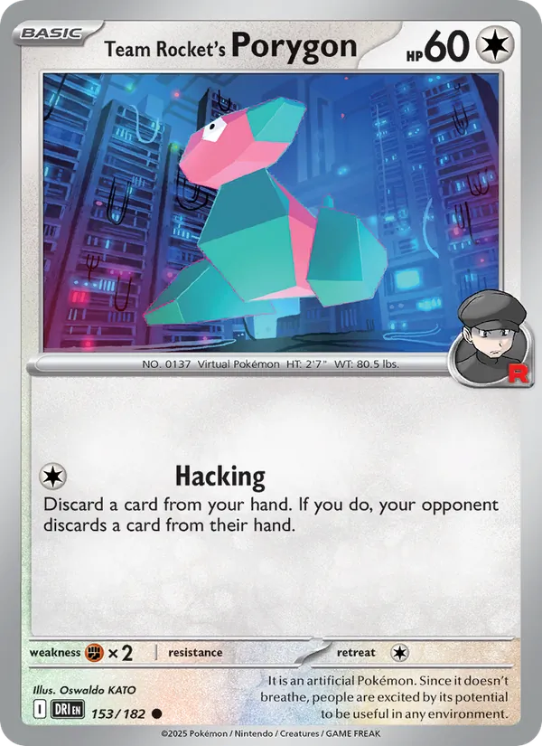 Team Rocket's Porygon - Destined Rivals #153 [EN]
