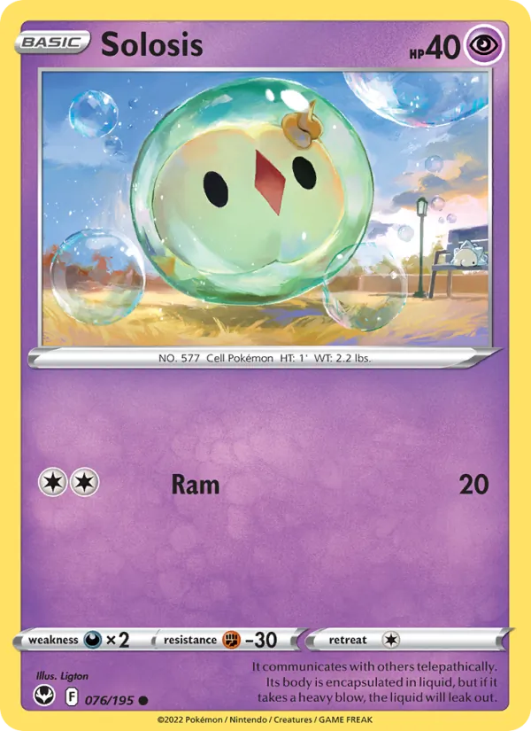 Solosis - Silver Tempest #076 [EN] Reverse Holo