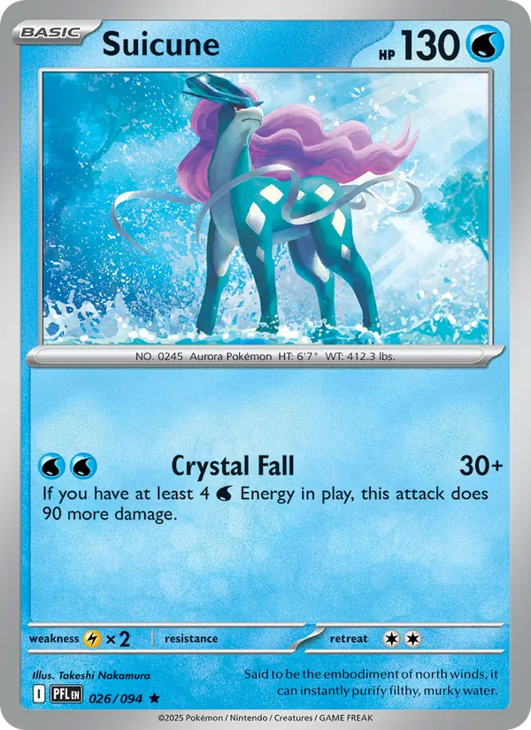 Suicune - Phantasmal Flames #026 [EN] Reverse Holo