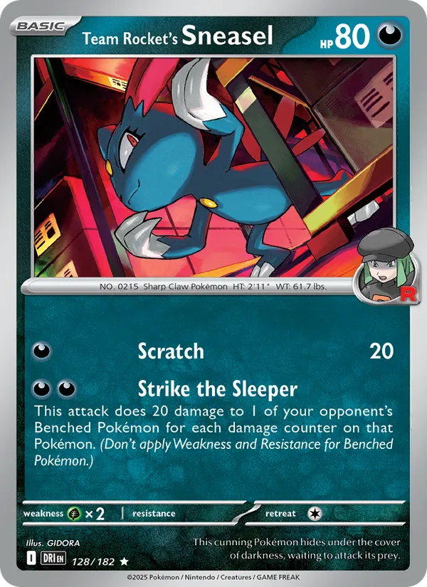 Team Rocket's Sneasel - Destined Rivals #128 [EN]