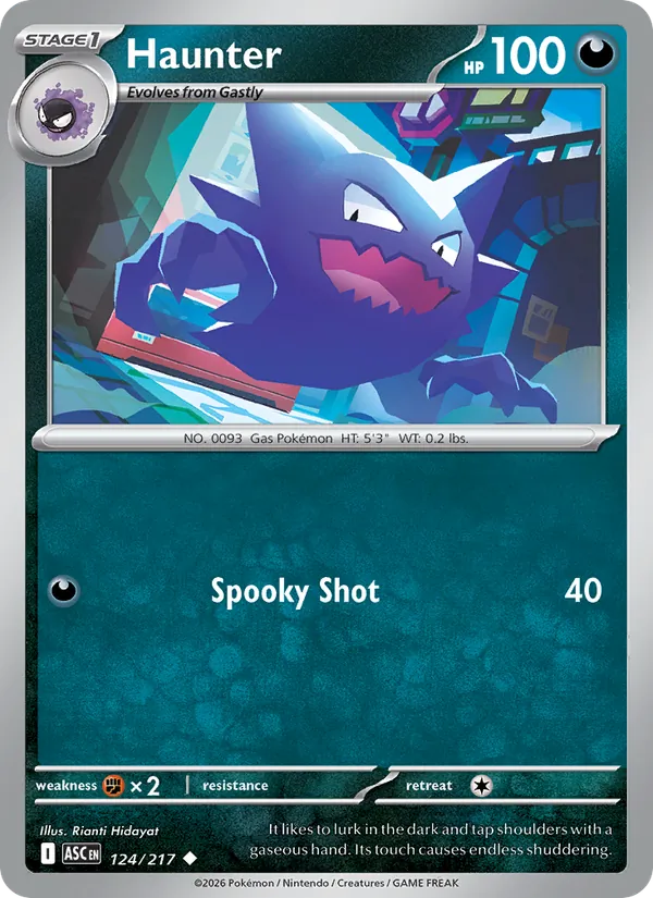 Haunter - Ascended Heroes: Additionals #124 [EN]