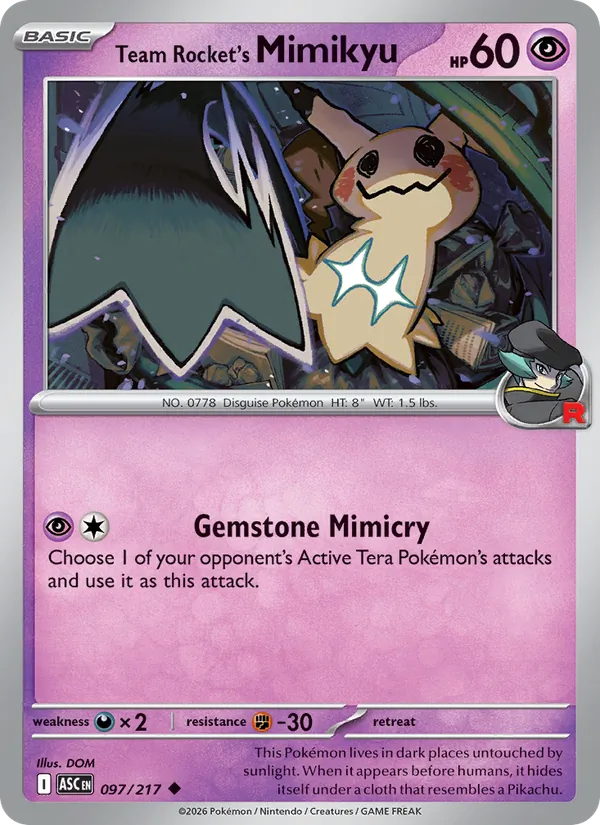 Team Rocket's Mimikyu - Ascended Heroes: Additionals #097 [EN]