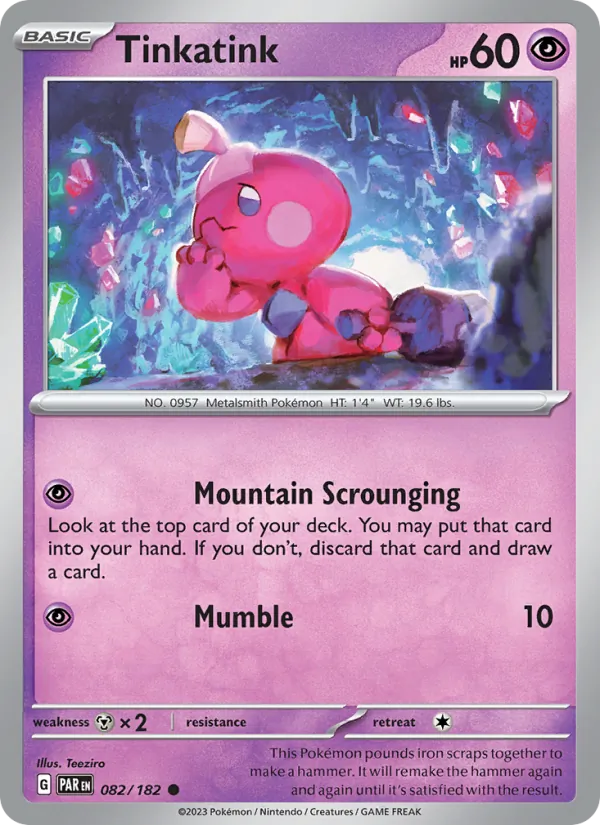 Tinkatink - Paradox Rift #082 [EN] Reverse Holo