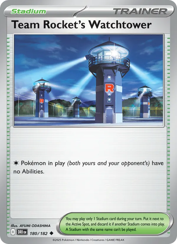 Team Rocket's Watchtower - Destined Rivals #180 [EN]