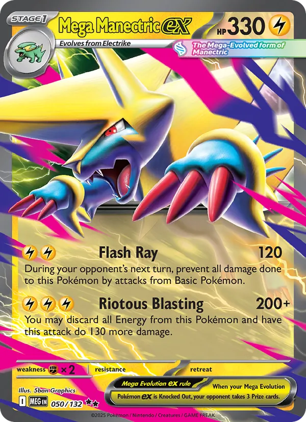 Mega Manectric ex - Mega Evolution #050 [EN]