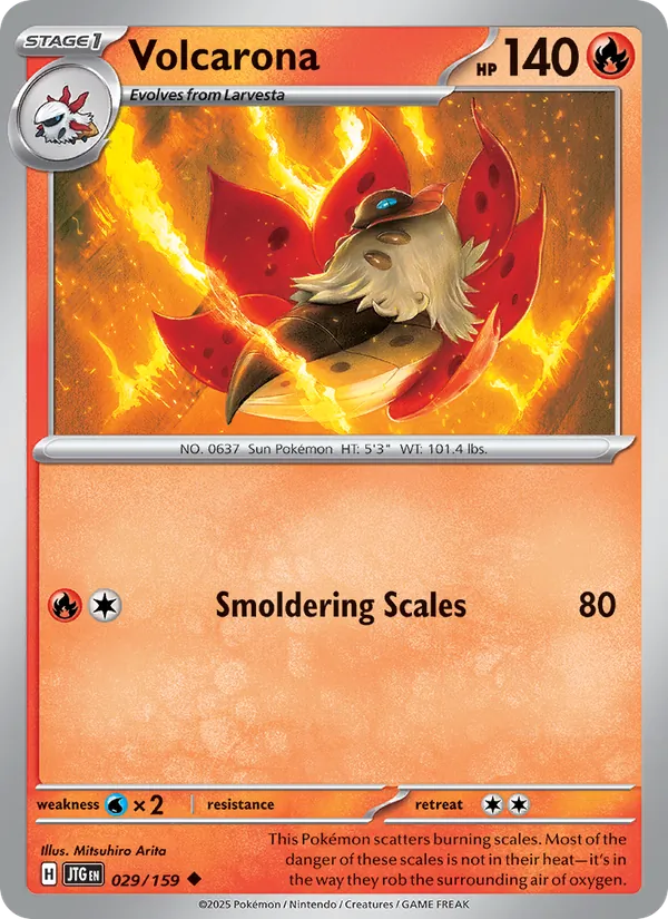 Volcarona - Journey Together #029 [EN] Reverse Holo