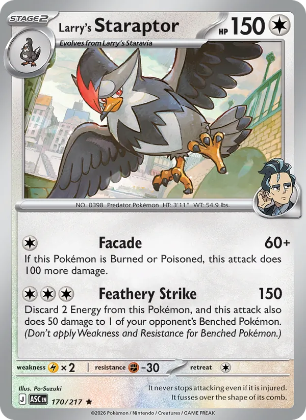 Larry's Staraptor - Ascended Heroes: Additionals #170 [EN]