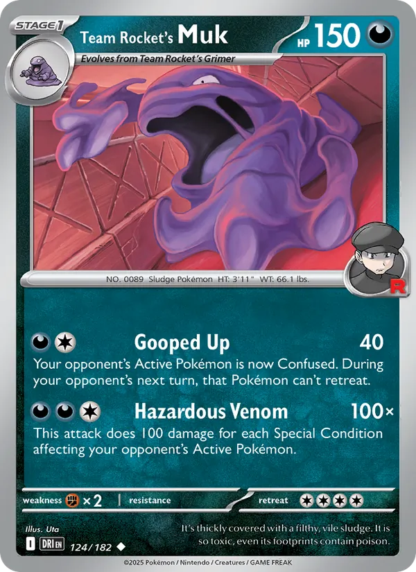 Team Rocket's Muk - Destined Rivals #124 [EN]