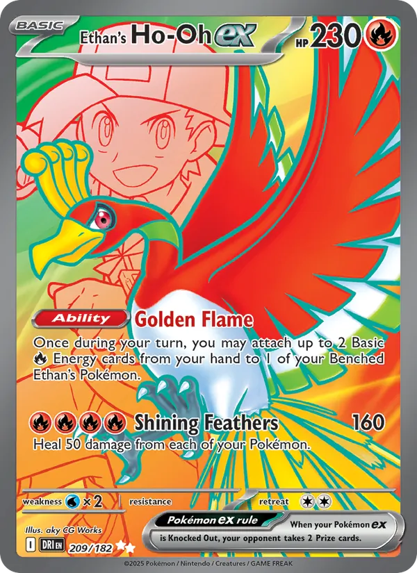 Ethan's Ho-Oh ex - Destined Rivals #209 [EN]