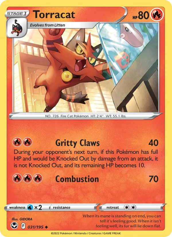 Torracat - Silver Tempest #031 [EN] Reverse Holo