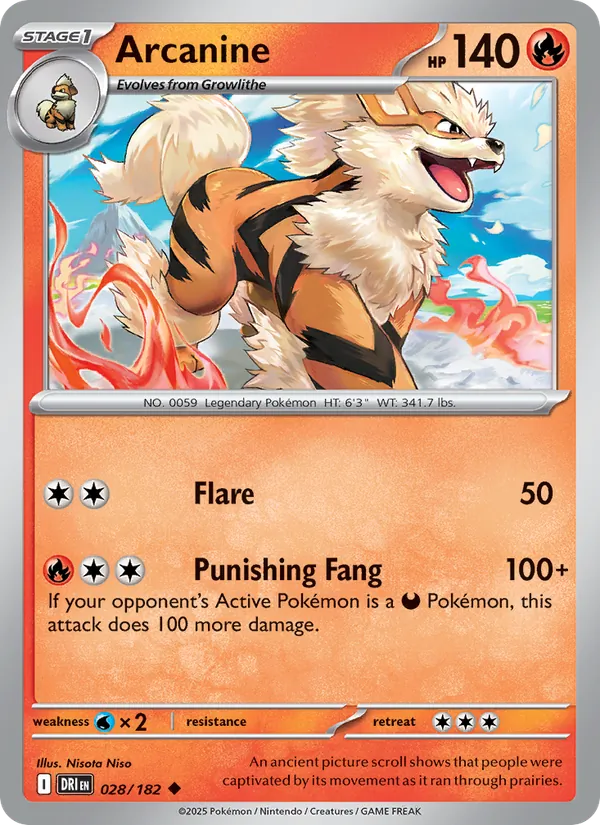 Arcanine - Destined Rivals #028 [EN]