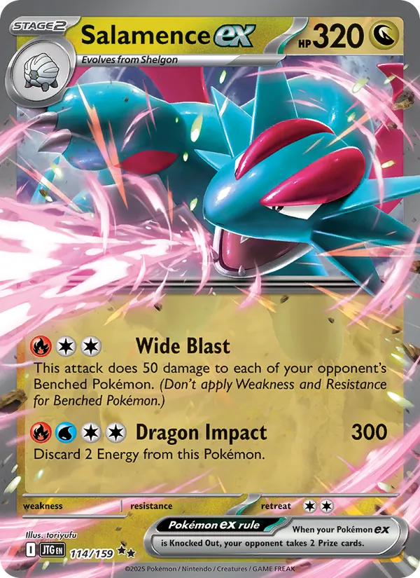 Salamence ex - Journey Together #114 [EN]