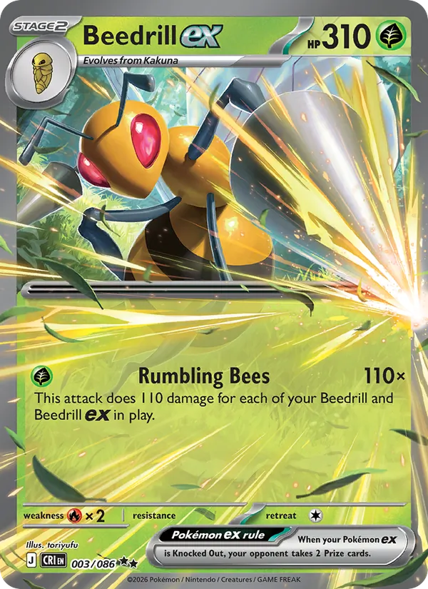 Beedrill ex - Chaos Rising #003 [EN]