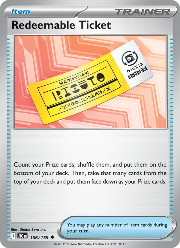 Redeemable Ticket - Journey Together #156 [EN] Reverse Holo