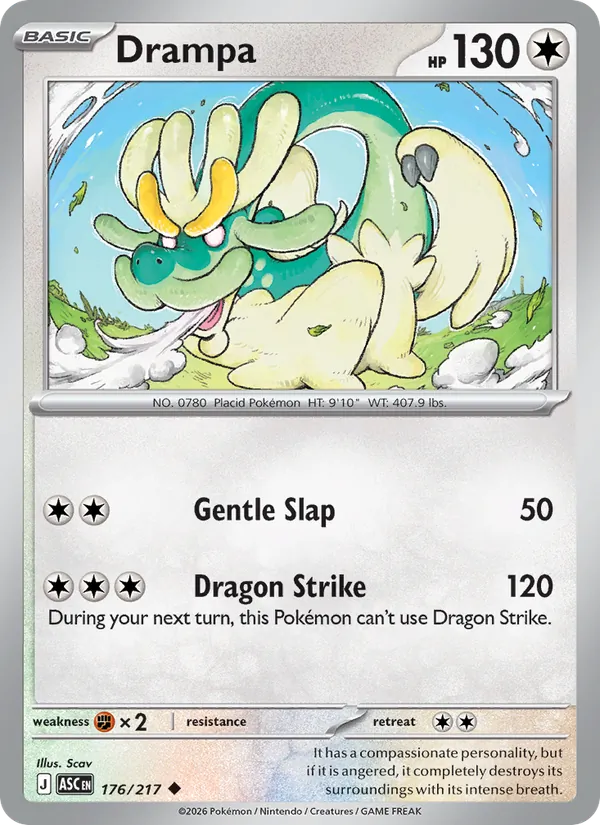 Drampa - Ascended Heroes #176 [EN] Reverse Holo
