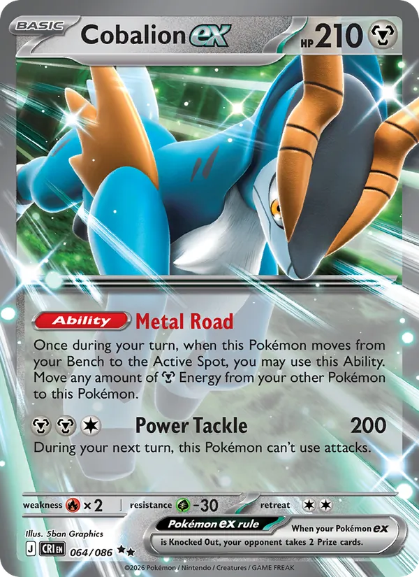 Cobalion ex - Chaos Rising #064 [EN]